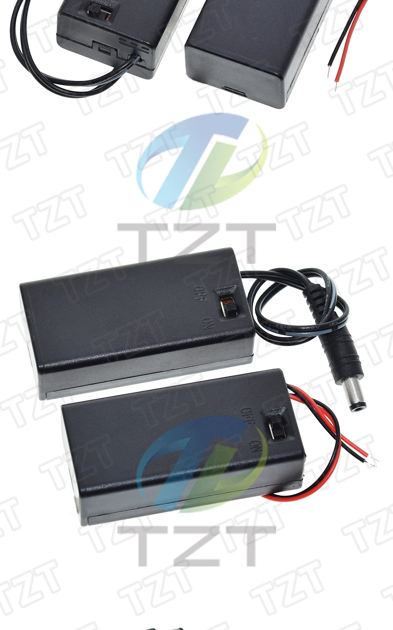1/3PCS 9 Volt Batterie Halter Box PP3 9V Batterie Fall Clip Mit EIN/AUS Schalter Draht blei Abdeckung Für 6F22 DIY Kleine Hobby Projekte – Detail 3