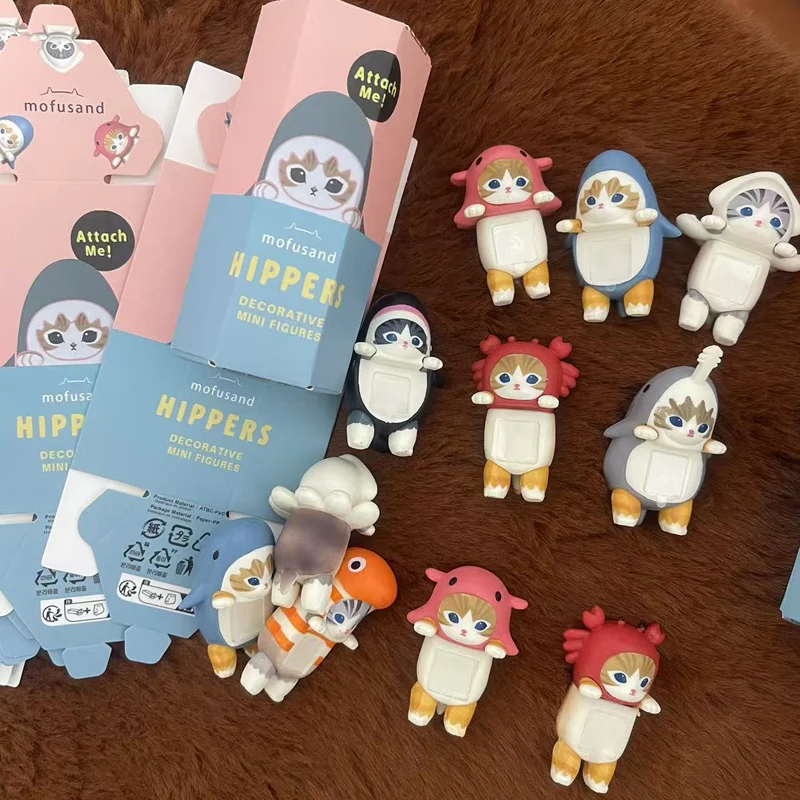 Random Send Mofusand Hippers Decorative Mini Anime Figures