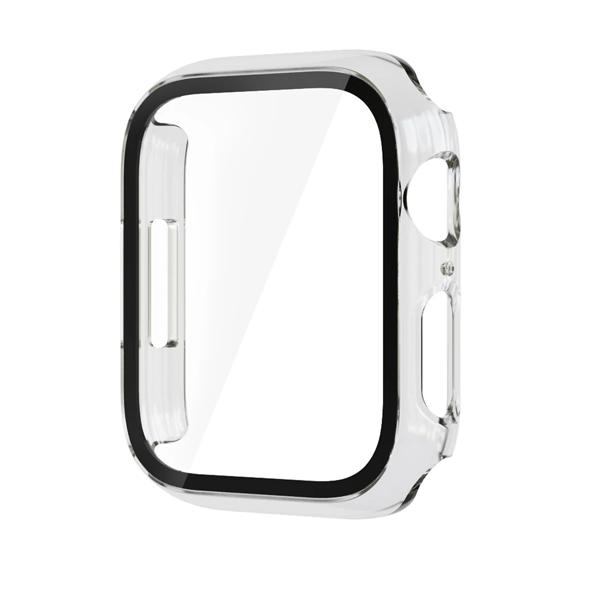 Frosted Matte Frame with Glass Screen Protector - Drop-Proof Case