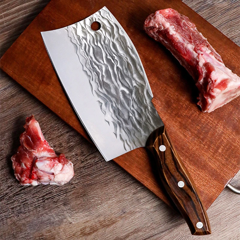 Knife Cutting Meat Bones Meat Bone Cutting Knives Hammer Pattern