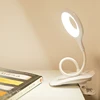 LED Desk Lamp Clip on Type USB Charging With Built In Lithium Battery Touch Dimming Student Learning Reading Table Lamp 3
