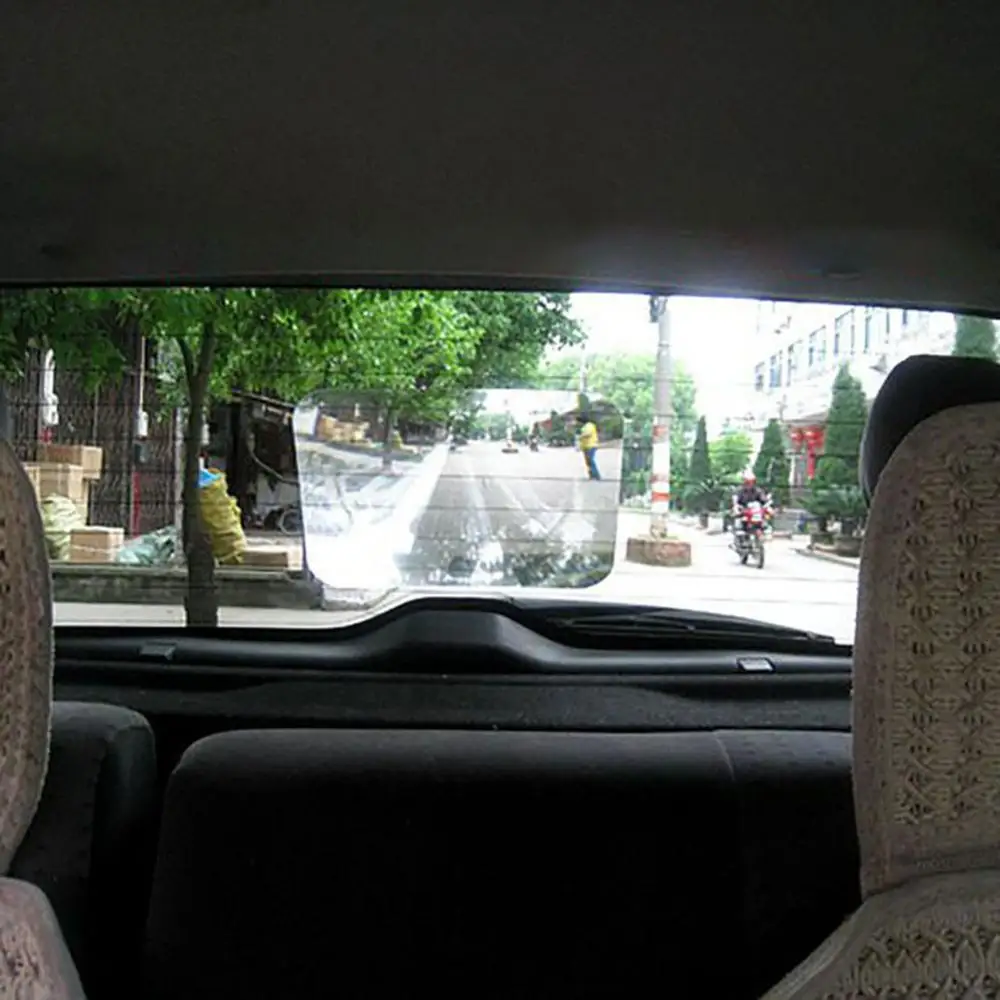 Auto Car Windshield Wide Angle Rear View Parking Reversing Mirror Film Sticker Vehicle Parking Rimless Mirrors