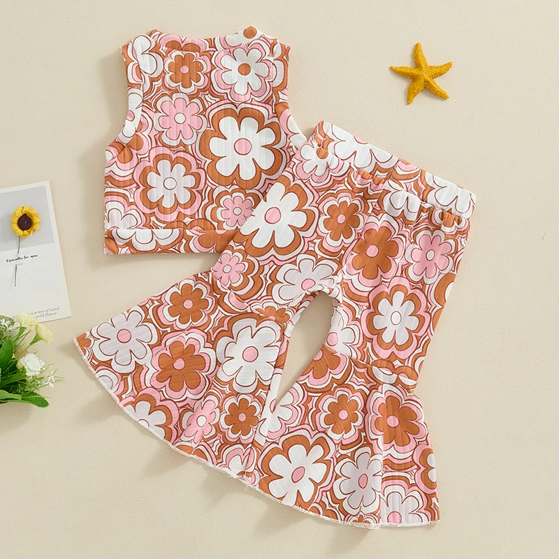 Chilren Baby Girls 2pcs Pants Set Summer 2