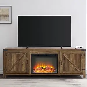 tv stand entertainment center electric fireplace tv console 75 inch stand 70 inch farmhouse media
