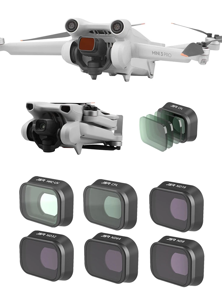 UV CPL ND8 Lens Filters For DJI MINI 3 PRO, non-destructive quick installation can quickly replace the filter