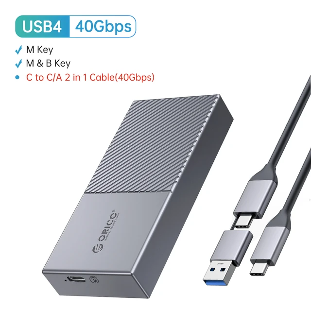 Ｐｒｅｍｉｕｍ Ｌｉｎｅ ORICO M.2 SSD 外付けケース USB4.0 NVMe ケース M.2 SSD ケース 40Gbps NVMe  PClE M-Key(B+M 通販
