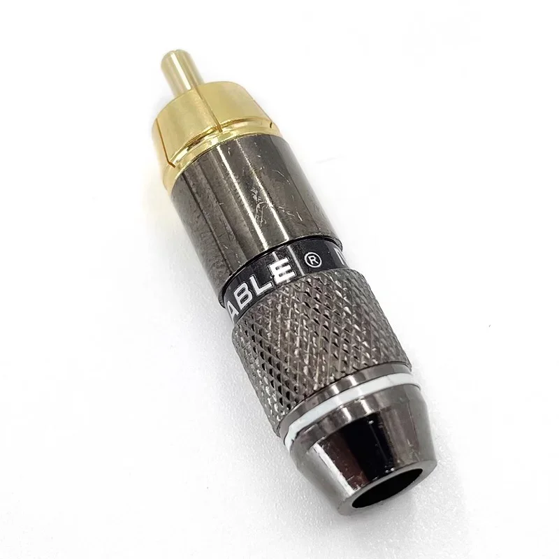 2/4/8Pcs Musical RCA Connector Plug 24K Gold Plated RCA Plug Jack Adapter for HiFi Sound Audio Video Speaker Cable 5
