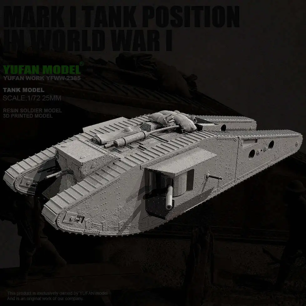 YUFAN MODEL 1/72 레진 모델 키트 자체 조립 및 색칠 YFWW-2385/3D