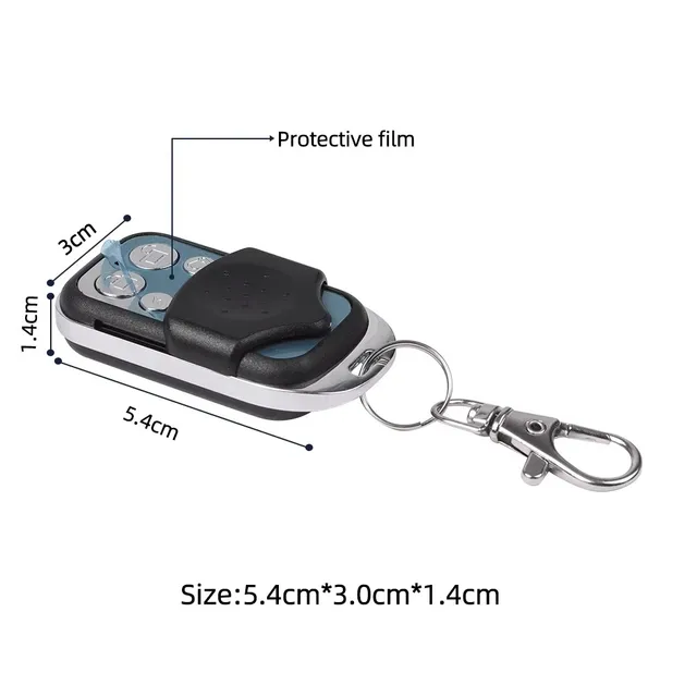 433MHZ Remote Control 4 Button Remote Controller Duplicator Universal Garage Door Opener Clone Rolling Code for Gate Garage Door 5