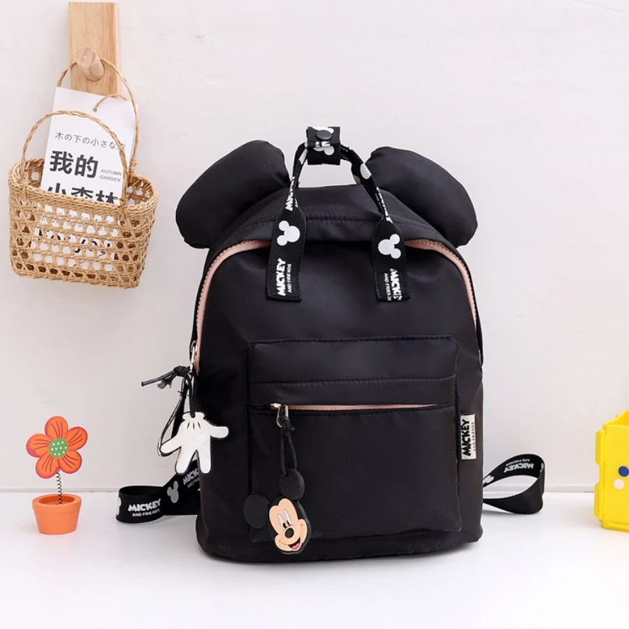 Sac Dos Noir en Nylon avec Fermeture clair pour Enfant Fille et Gar on sac-dos-noir-en-nylon-avec-fermeture-clair-pour-enfant-fille-et-gar-on