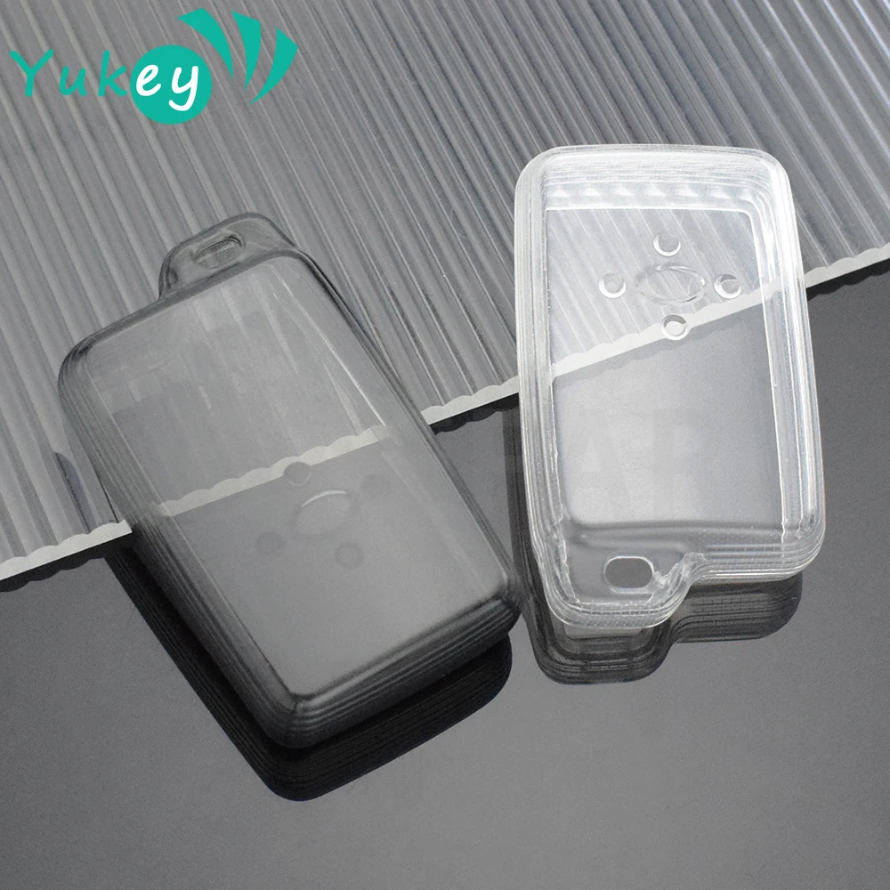 Per Toyota Avalon Camry Corolla Yaris Car Remote Key Cover Case Trasparente Smart Key Holder Protector Accessori Auto