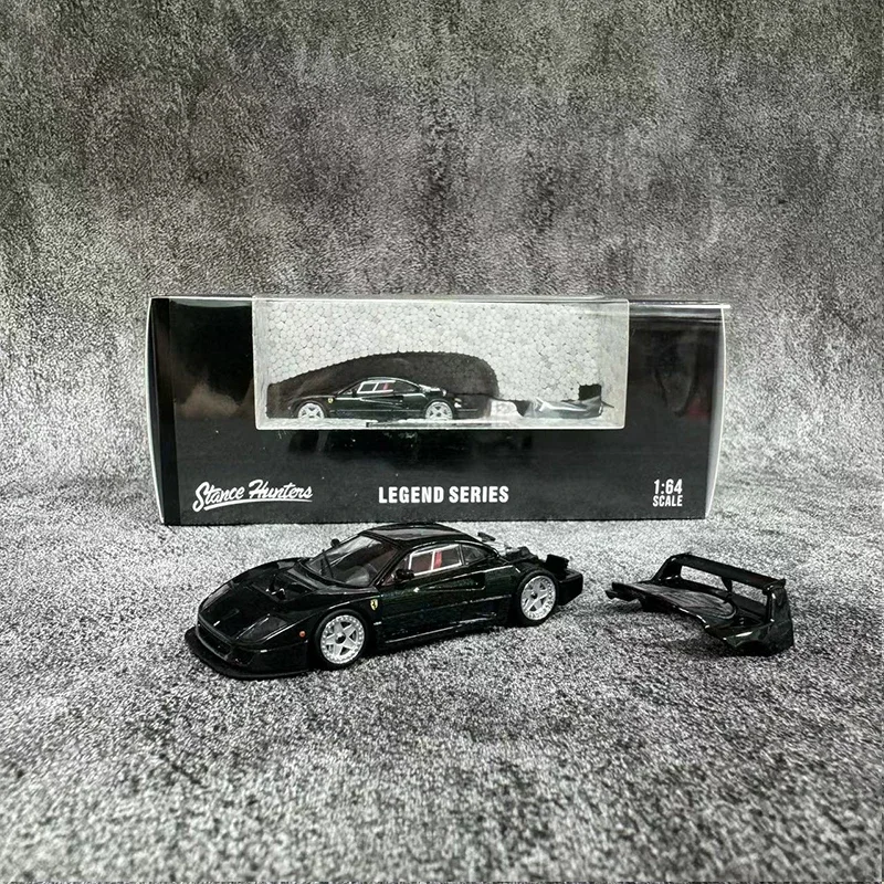 

Автомобиль из металлического сплава F40 LM, модель 1:64, литье спортивного автомобиля, темно-зеленый цвет