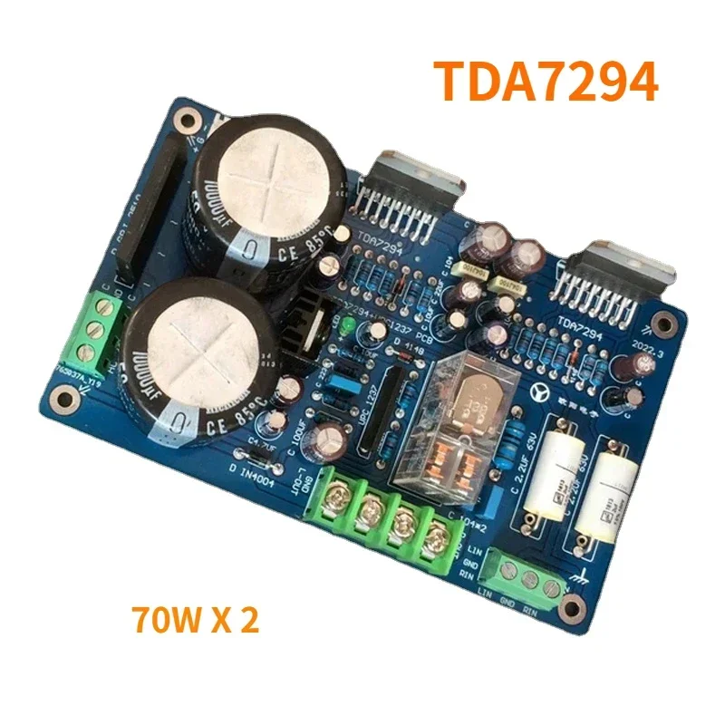 Kit Amplificateur Audio HIFI 200W Double Canal TDA7294 - Carte PCB à Monter Soi-même (DIY)
