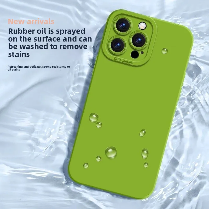 Angel Eye Liquid Silicone TPU Anti-drop Cover - Skin-Friendly Case