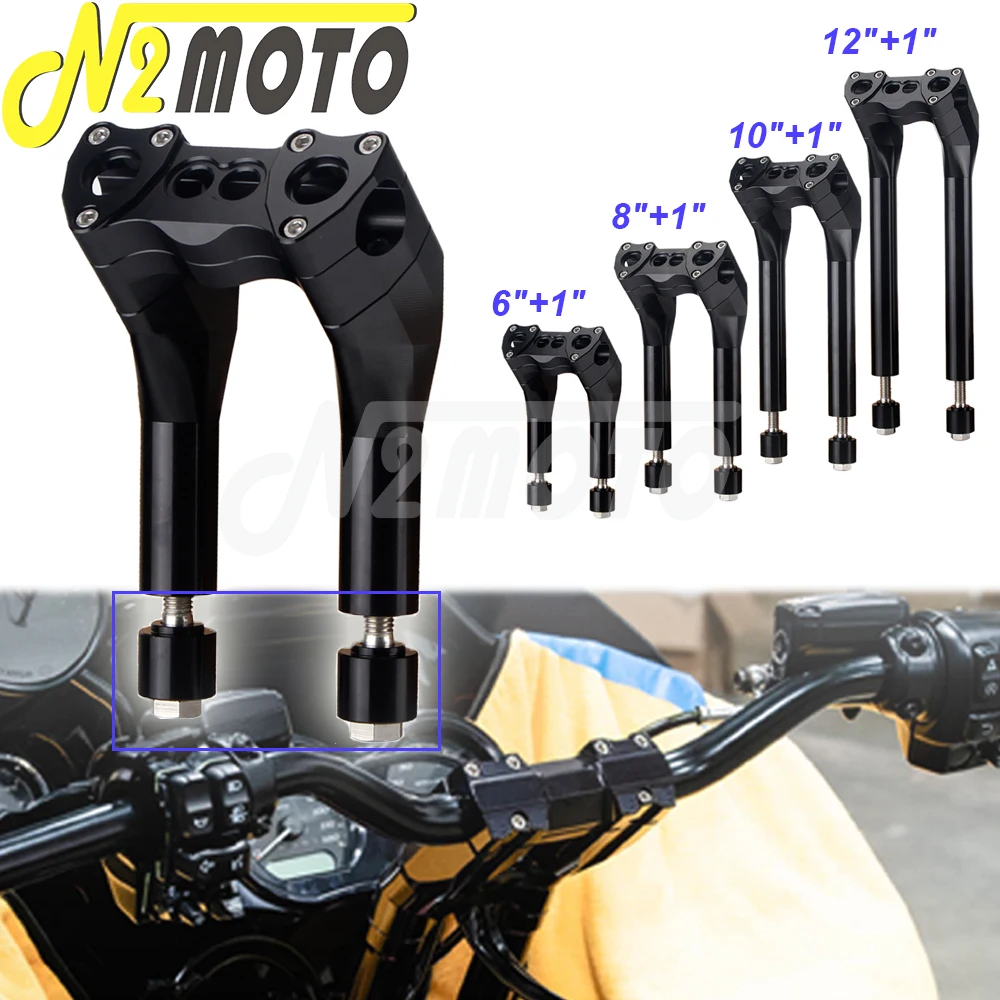 Rallonge De Tube De Fourche 3 Pouces Pour Harley Dyna Glide Et Sportster 39mm - Paire Acier