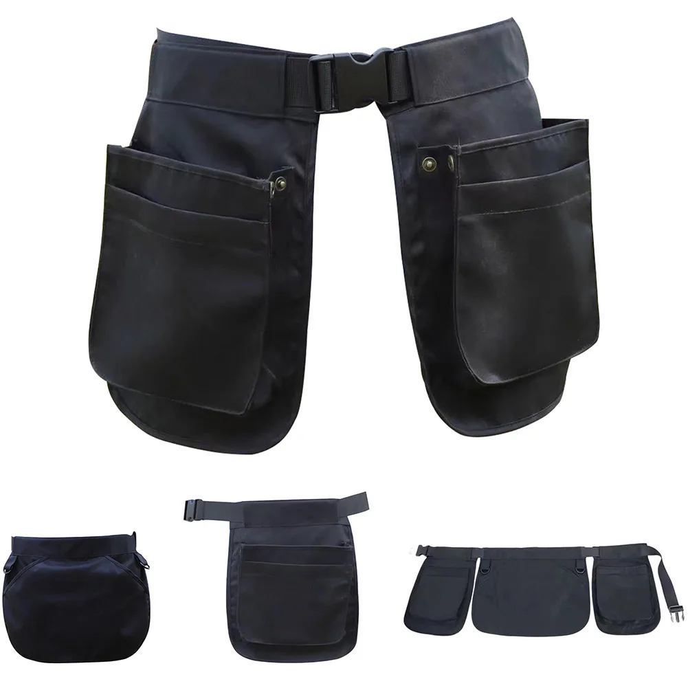 Portable Belt Bag Adjustable Waist Tool Pouch Bag Multi-function Electrician Carpenter Tool Bag for Gardening Plumbing Woodwork