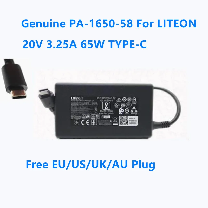  LITEON PA-1650-58 20V 3.25A 65W TYPE-C USB-C 노트북..