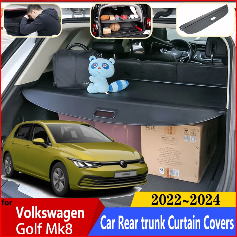 GIUD Kompatibel mit VW Golf 8 MK8 GTI GTD GTE 2020-2022 Ablagefach