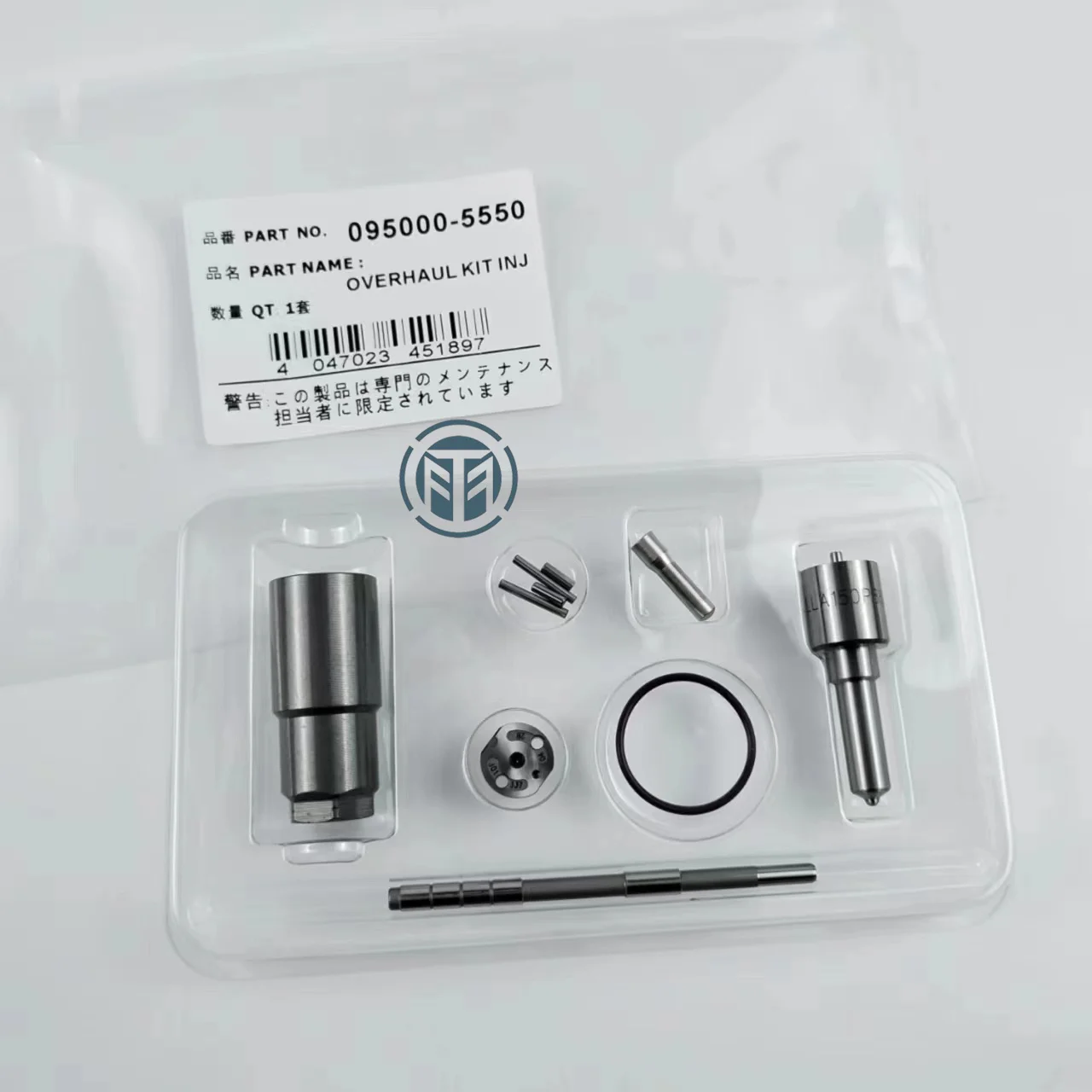 Best Quality ! Overhaul Kit 095000-5550 (Nozzle DLLA150P866 & Valve 4#) For DANSO 0950005550