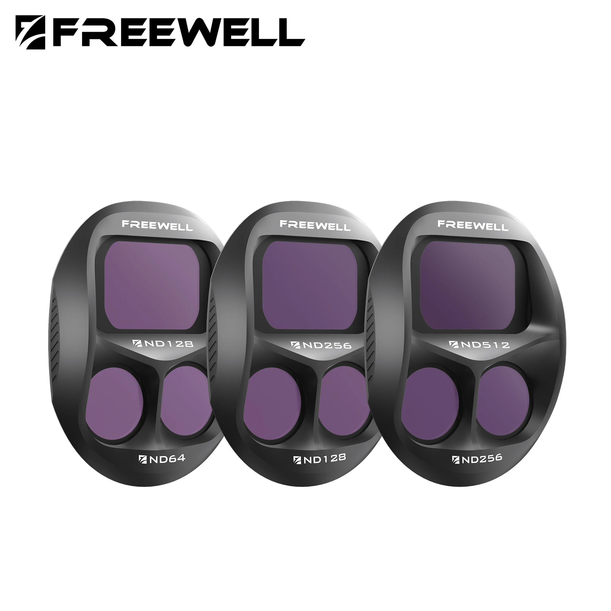 3 Packs Split ND Filters for DJI Mavic 4 Pro Drones Includes ND128/ND64, ND256/N