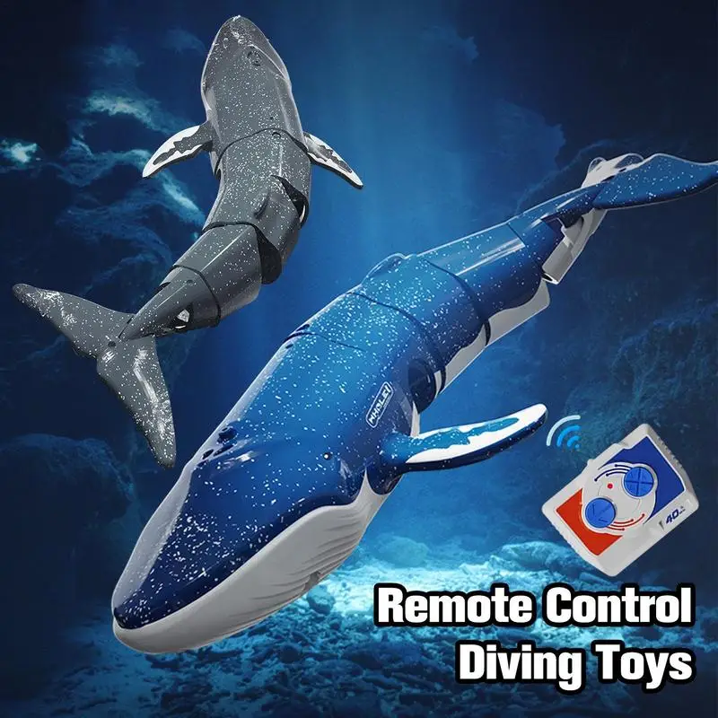 SmartRCSharkWhaleSprayWaterToyBoysToysChildrenRemote