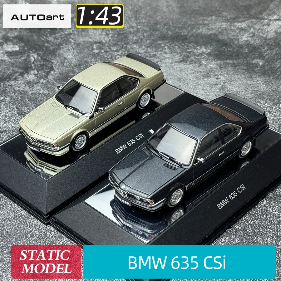 Autoart 1/43 scale FOR BMW 635 CSI can open the front cover