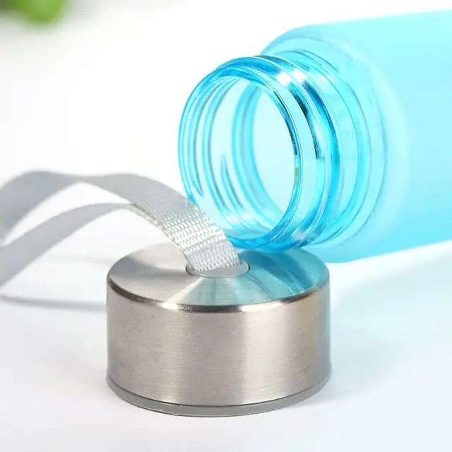 280ML Outdoor Frosted Leak-proof Plastic Water Cup Drinking Bottle Sport Kettle 4
