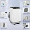 Portable Washing Machine, 20Lbs Capacity Full-Automatic Portable Washer, 2.8Cu.ft Washer and Dryer Combo with Drain Pum 6