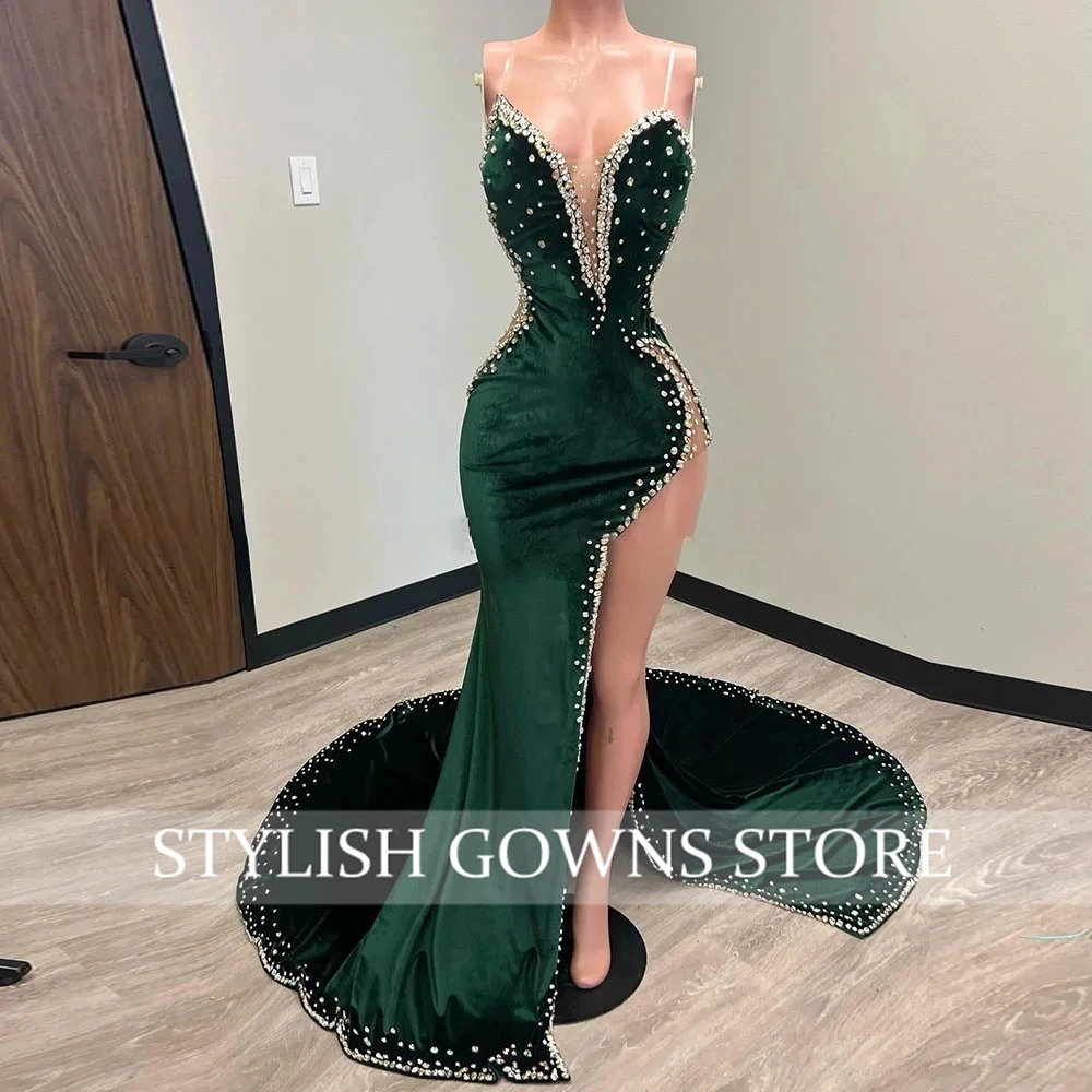 Bridesmaid Dresses Hunter Green And Gold Dress Foefaik Sexy Mermaid Gold  Applique Evening Prom Shower Party