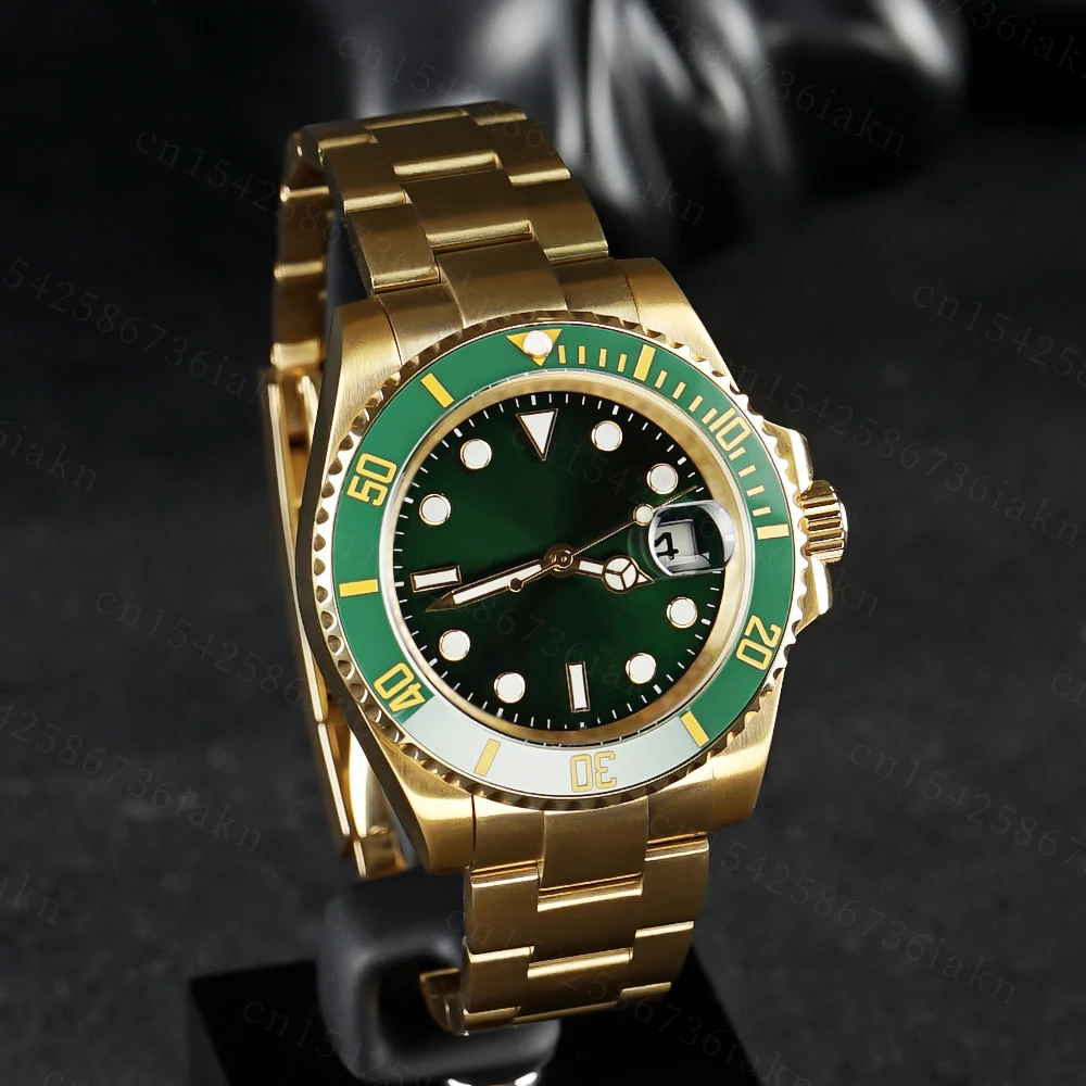 2022 Fashion New 40mm Men's Leisure Sports Sapphire Mirror Stainless Steel Material Waterproof Automatic Mechanical Watch