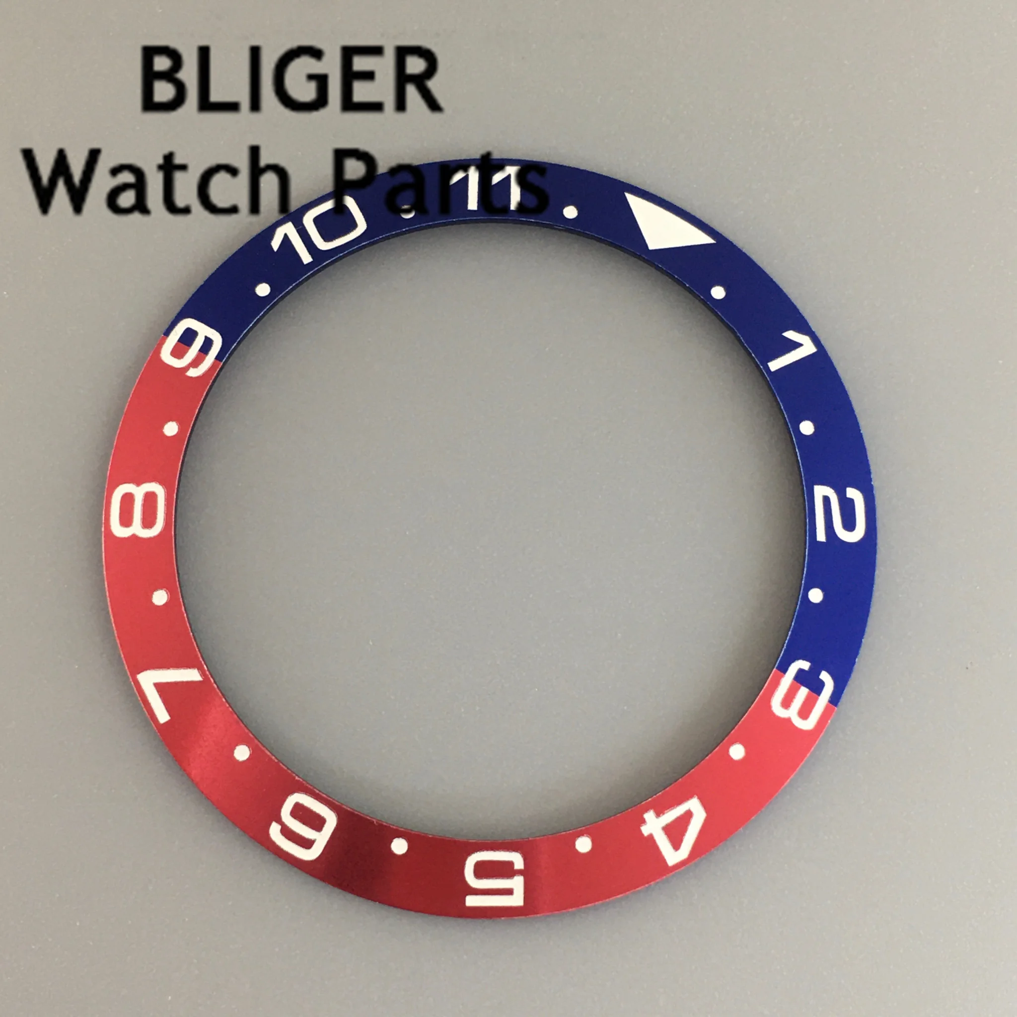 BLIGER 38mm Ceramic Watch Bezel Insert Fit 40mm Watch Case