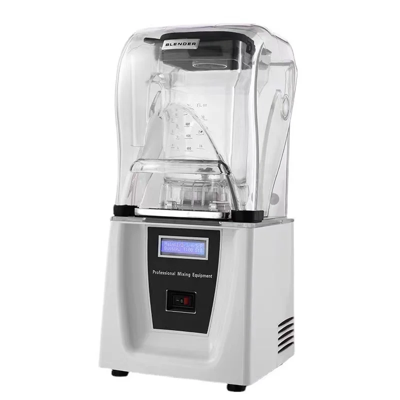 

Shaved ice machine commercial snow heavy mixer fruit with soundproof cover electric crushed ice mixer
