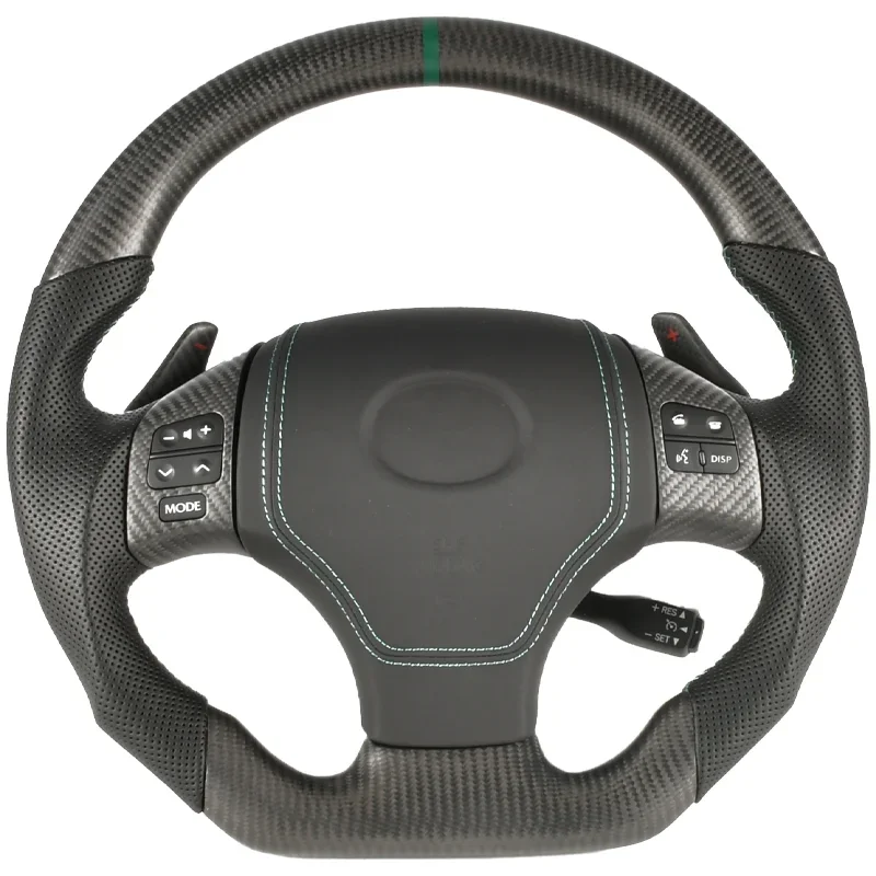 

Car Assecories 100% Carbon Fiber Car Steering Wheel For Lexus RCF IS ISF ES ES250 IS250 IS300 Customized