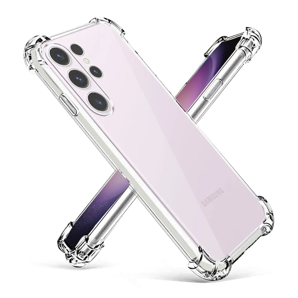 Shockproof Clear TPU Silicone Airbag Case - Transparent Protective Cover
