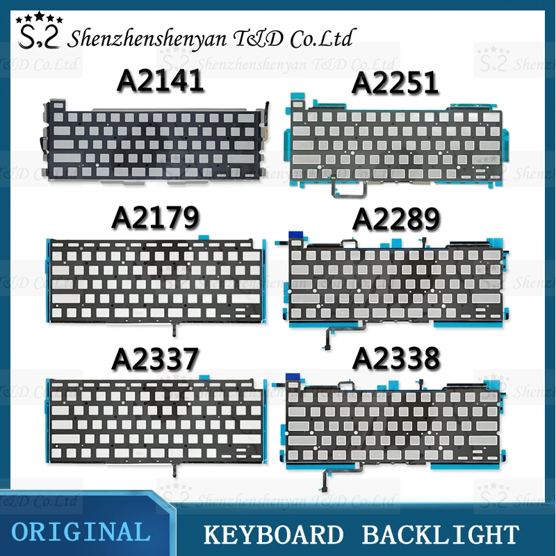 

Laptop Keyboard Backlit Sheet A2141 A2179 A2251 A2289 A2337 A2338 Keyboard Backlight For MacBook Pro Air Retina 2019 2020 Year