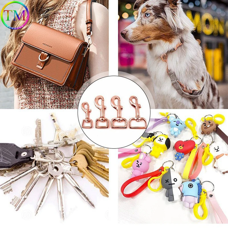 15/20/25/30mm Metal Snap Hook For Bag Handbag Belt Purse Strap Shoulder Bag Chain Connector Buckle Swivel Trigger Clip Clasp