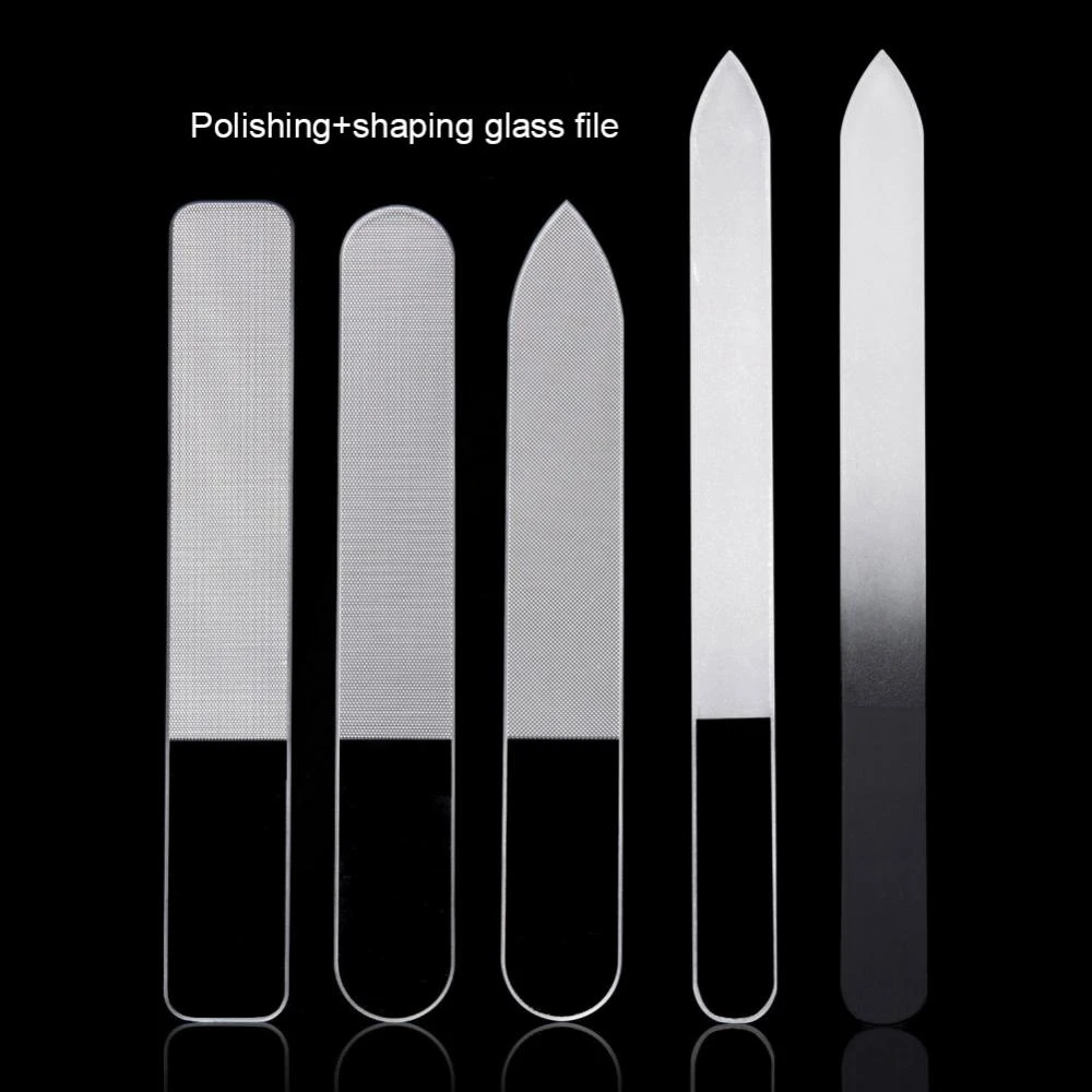 High Quality Nano Glass Nail File Transparent Sanding Polishing Durable