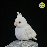Cockatiel Parrot High Fidelity Chickadee Cute Plushie Sparrow Bird Tit Plush Toys Lifelike Animals Simulation Stuffed Doll Gifts 2