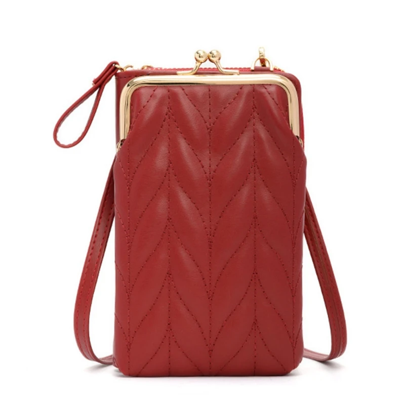 

Women Small Crossbody Phone Bag Faux Leather Purse Card Holder Wallet Handbag