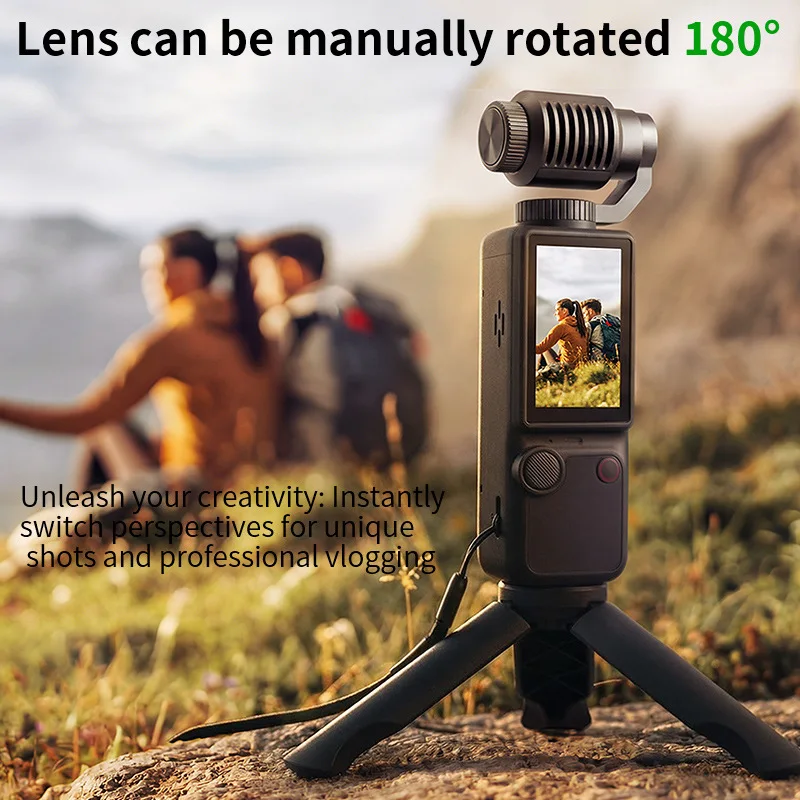 32GB 4K HD 액션 카메라 자동 초점 핸드헬드 캠코더 야외 여행 및 회의 녹화용 휴대용 포켓 비디오 레코더