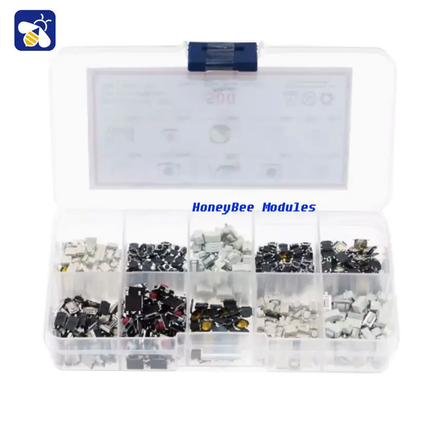 

500pcs car remote control keyswitch button pack chip flick switch keyswitch pack 2 pin 4 pin small switch