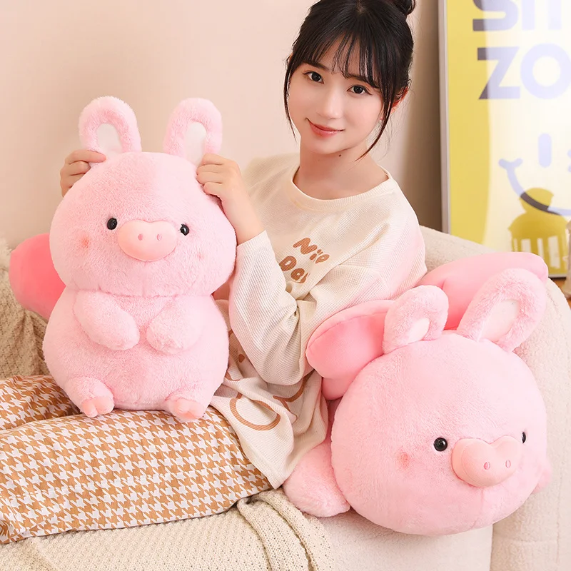 Kawaii Therapy Bunny Pig Plush XL - Limited Edition