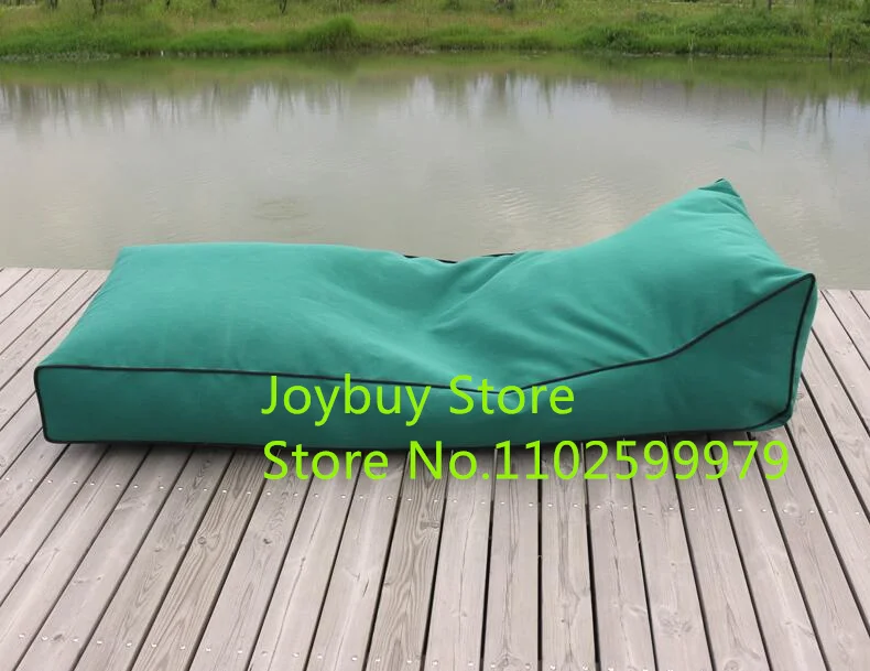 EXTRA LENGTH Long size outdoor bean bag chair , waterproof beanbag sofa seat, living room furniture set