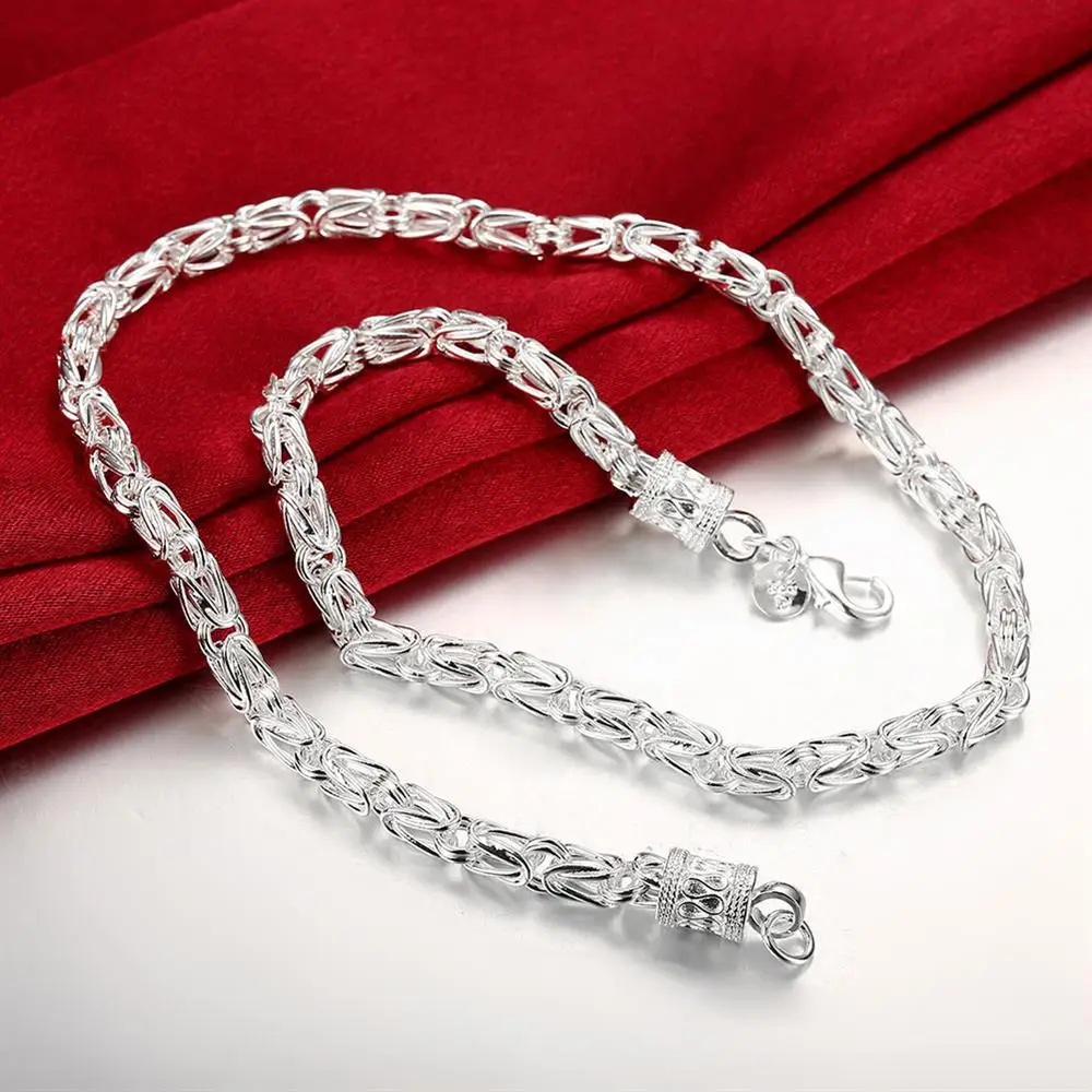 Heißer Verkauf Silber Retro Halsketten für Frauen Männer Charme Mode feine Marken Schmuck Hochzeits feier Weihnachts geschenke