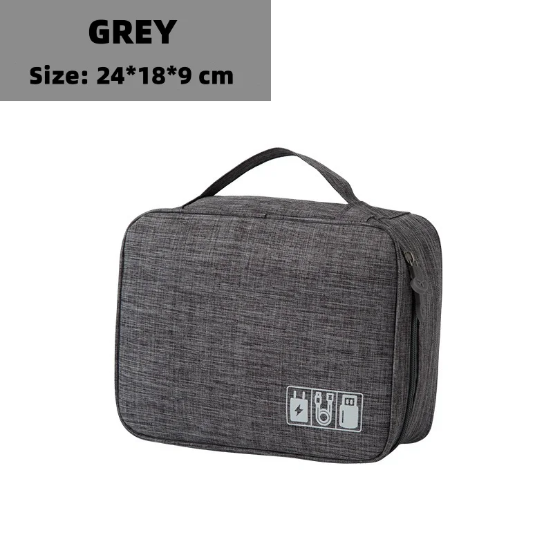 Cable Storage Bag Waterproof Digital Electronic Organizer Portable USB Data