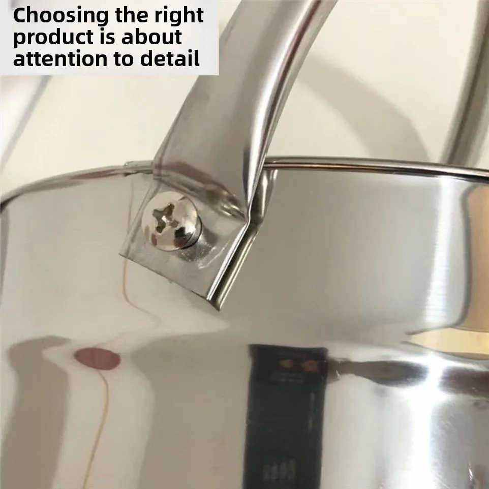 Thiened Stainl Steel Watering Can Large Capaci with Activi Handle for Watering Plants Flowers And Vegetables