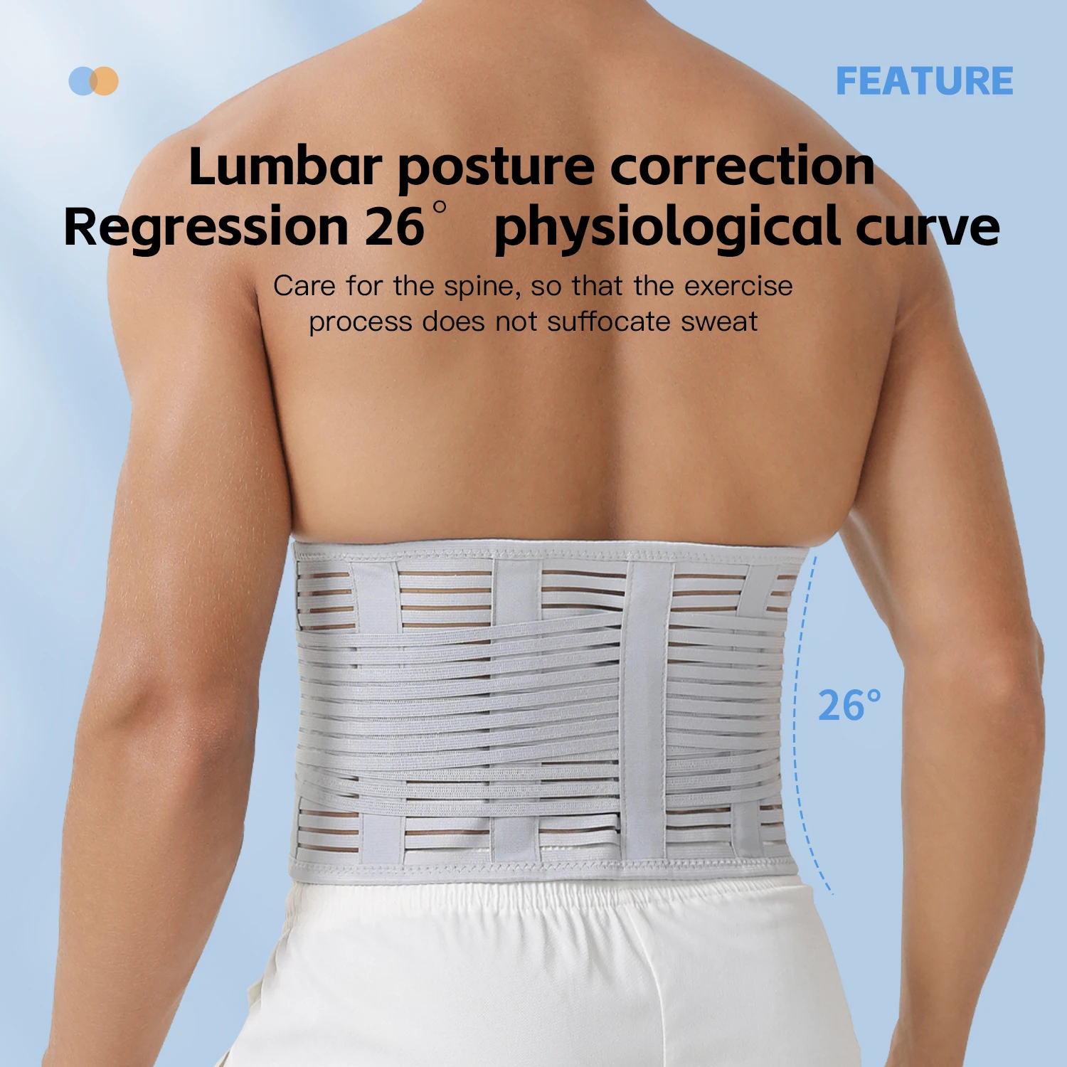 Waist Belt, Fitness And Sports Fixed Belt, Steel Plate Support, Waist Circumference, Abdominal Compression, Summer Thin