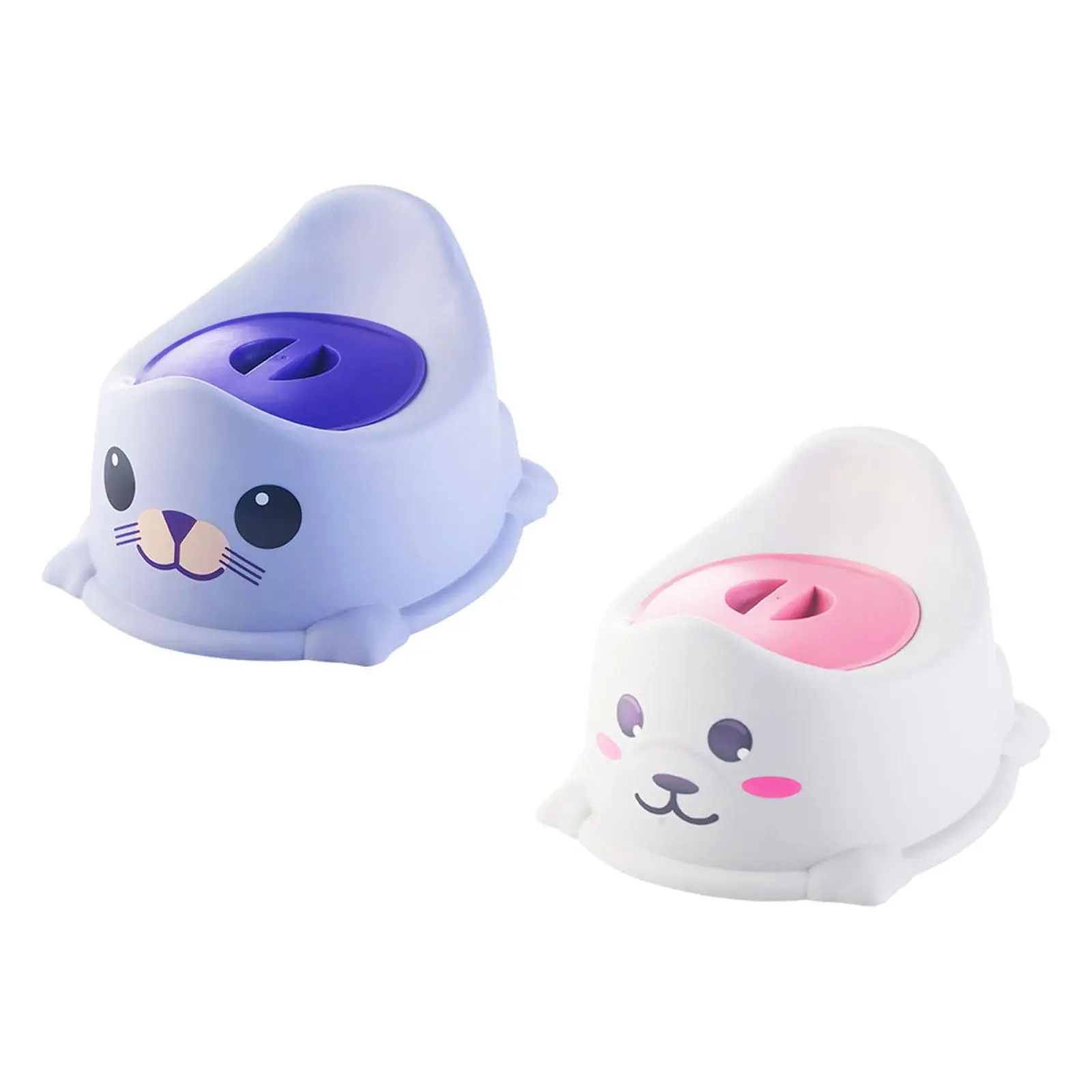 Baby Potty Training Chair Adorable Splashing Guard for Boys Girls AntiSlip Comfortable Children Animal Potty Potty Trainer 2