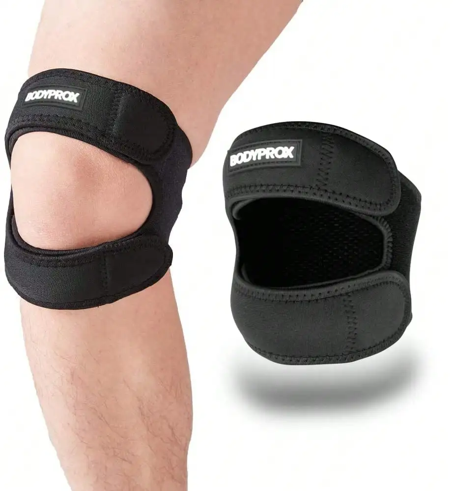 Bodyprox Patellar Tendon Support Strap, Knee Pain Relief Adjustable Neoprene Kne