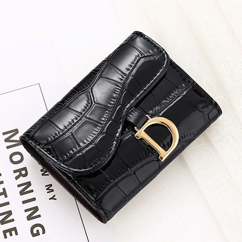 Multi-functional Mini PU Multi-Card Clutch Bag Card Holder Short Wallet
